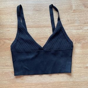 Zara Black Crop Top